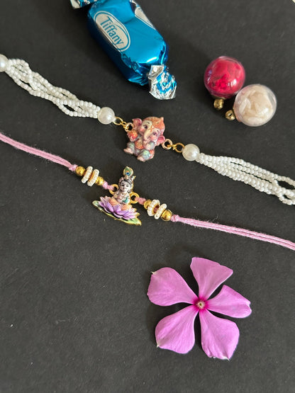 Ganesh Krishna rakhi - Kalakari