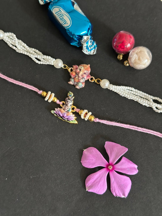 Ganesh Krishna rakhi - Kalakari