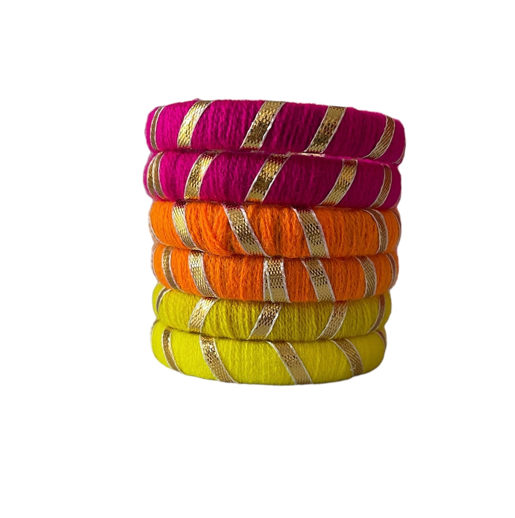Gota patti bangle set - Kalakari