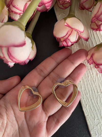 Heart studs - Kalakari