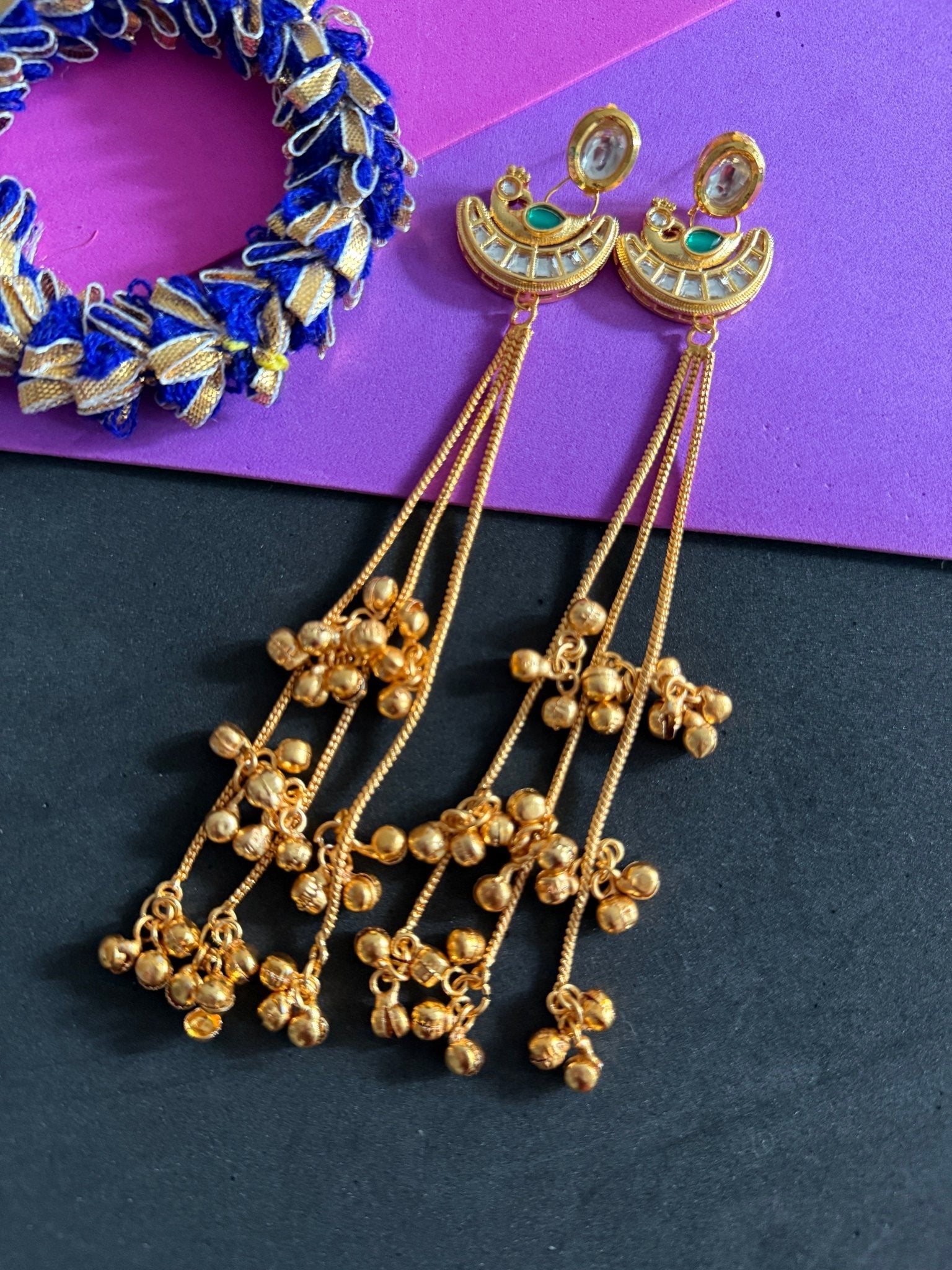 Heritage hue earrings - Kalakari