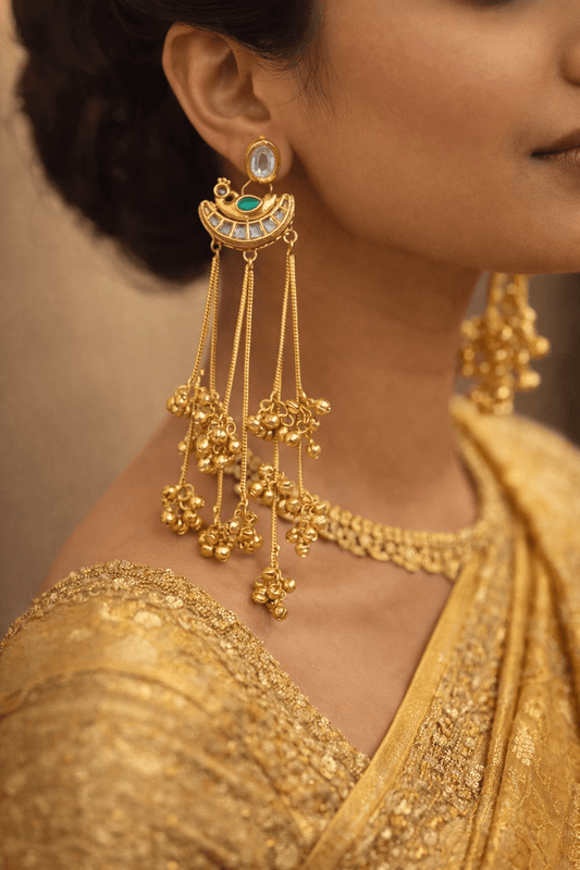 Heritage hue earrings - Kalakari