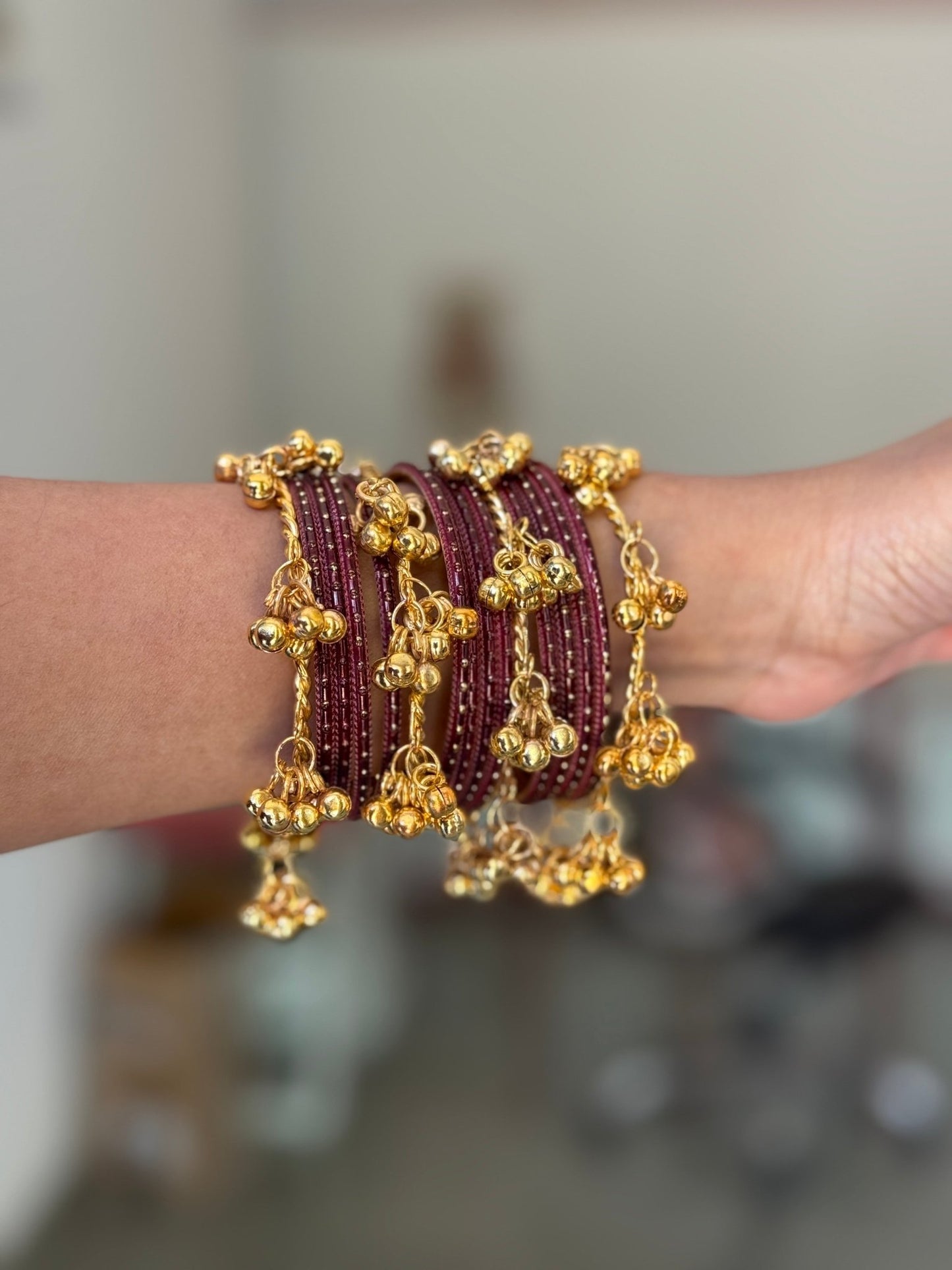 Kashmiri ghunghroo bangles ( set of 2 bangles) - Kalakari