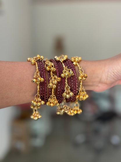 Kashmiri ghunghroo bangles ( set of 2 bangles) - Kalakari