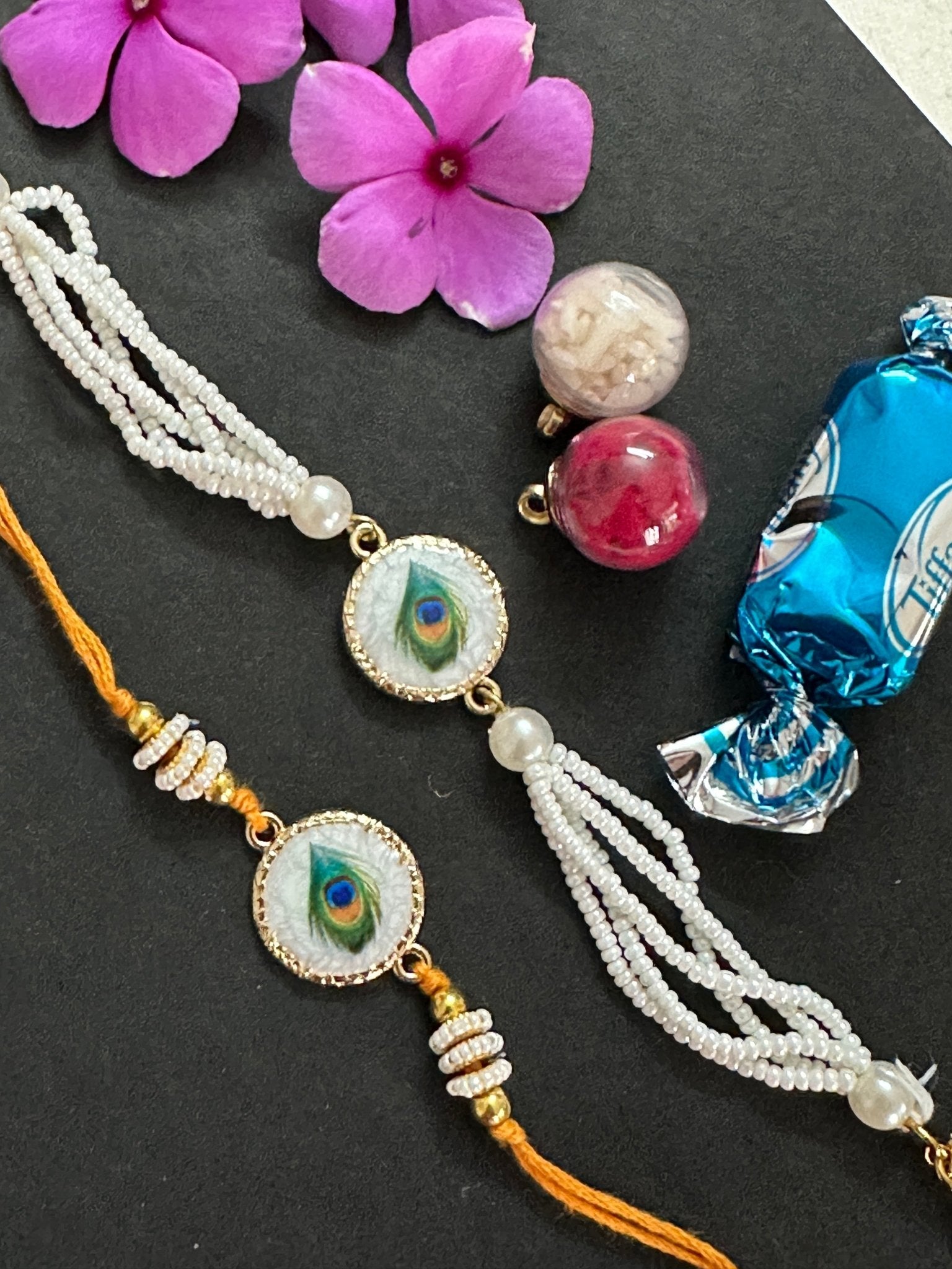 Krishna pankh rakhi and lumba - Kalakari