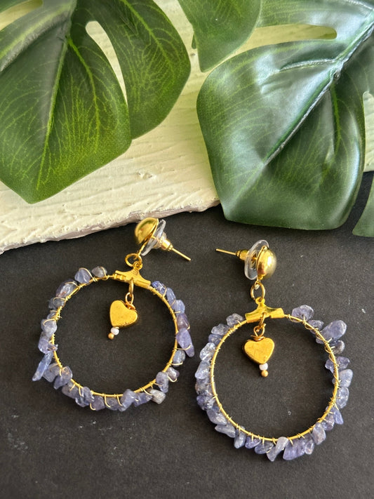 Kyanite danglers - Kalakari