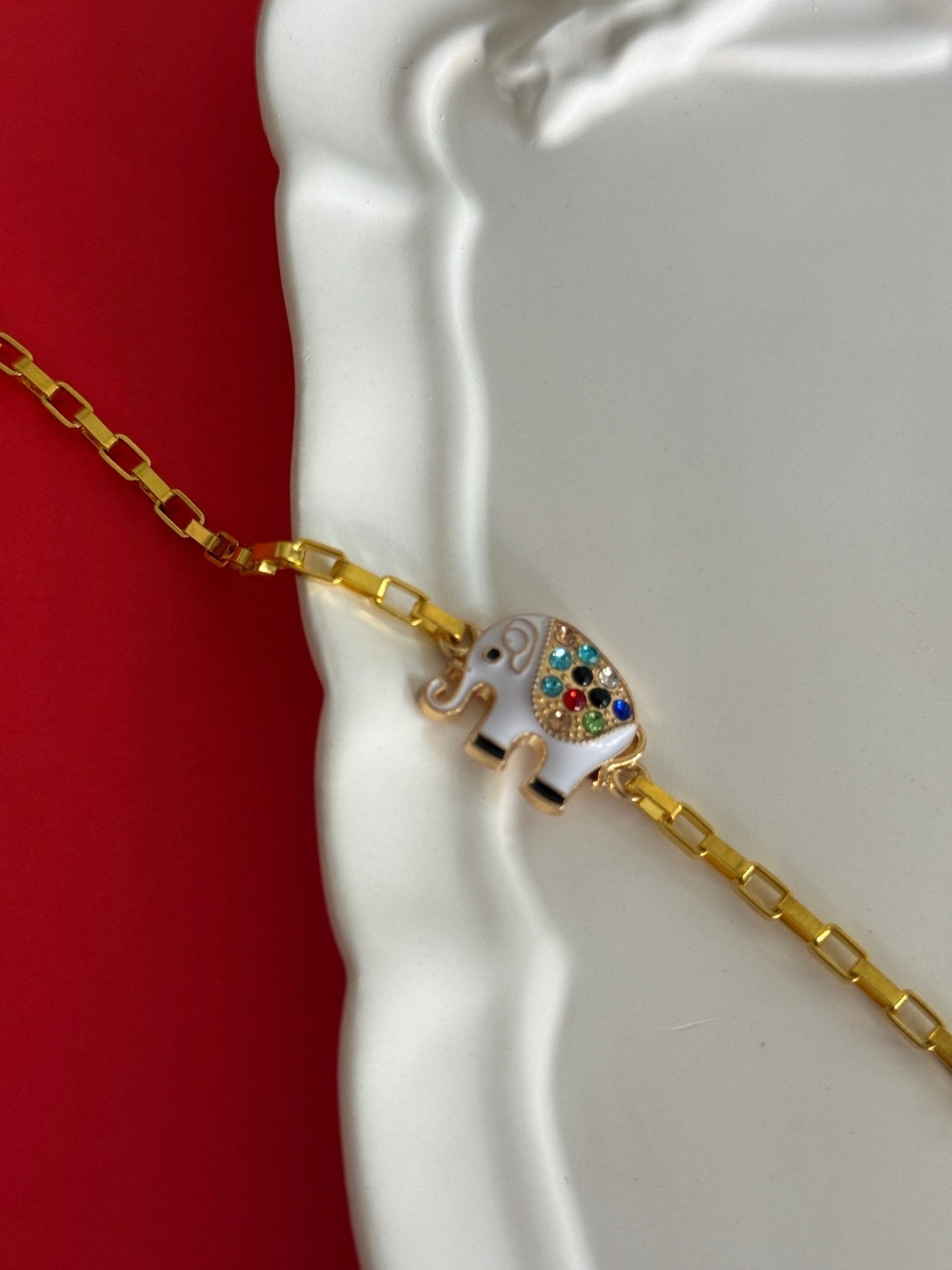 Little elephant anklet - Kalakari