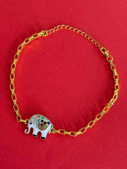 Little elephant anklet - Kalakari