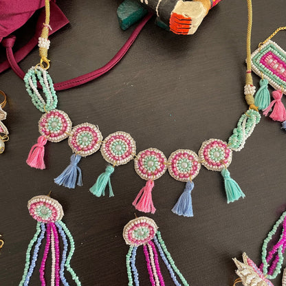 Lotus mehendi/haldi special set - Kalakari