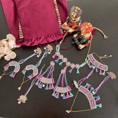 Lotus mehendi/haldi special set - Kalakari