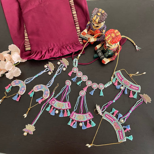 Lotus mehendi/haldi special set - Kalakari