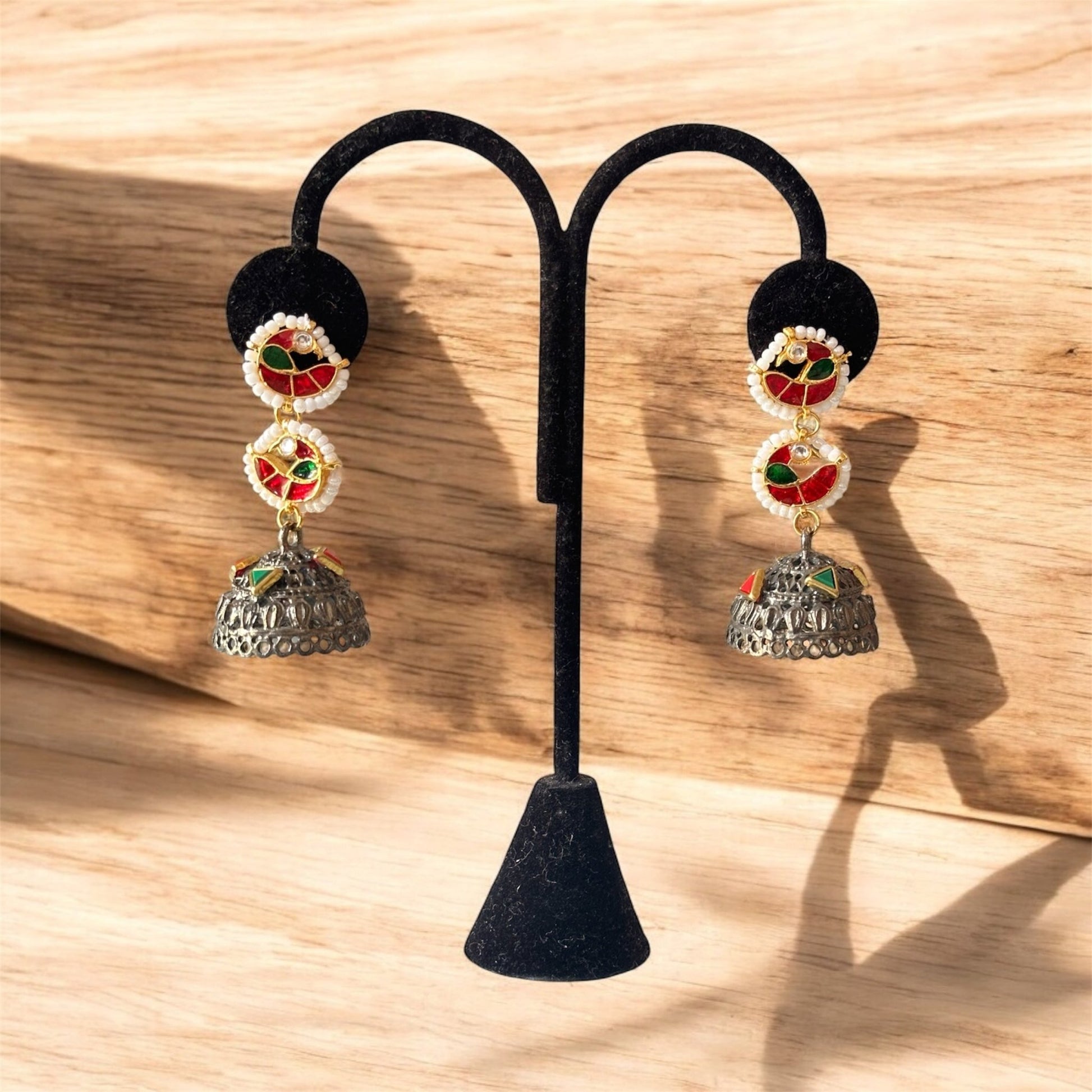 Mayur jhumka - Kalakari