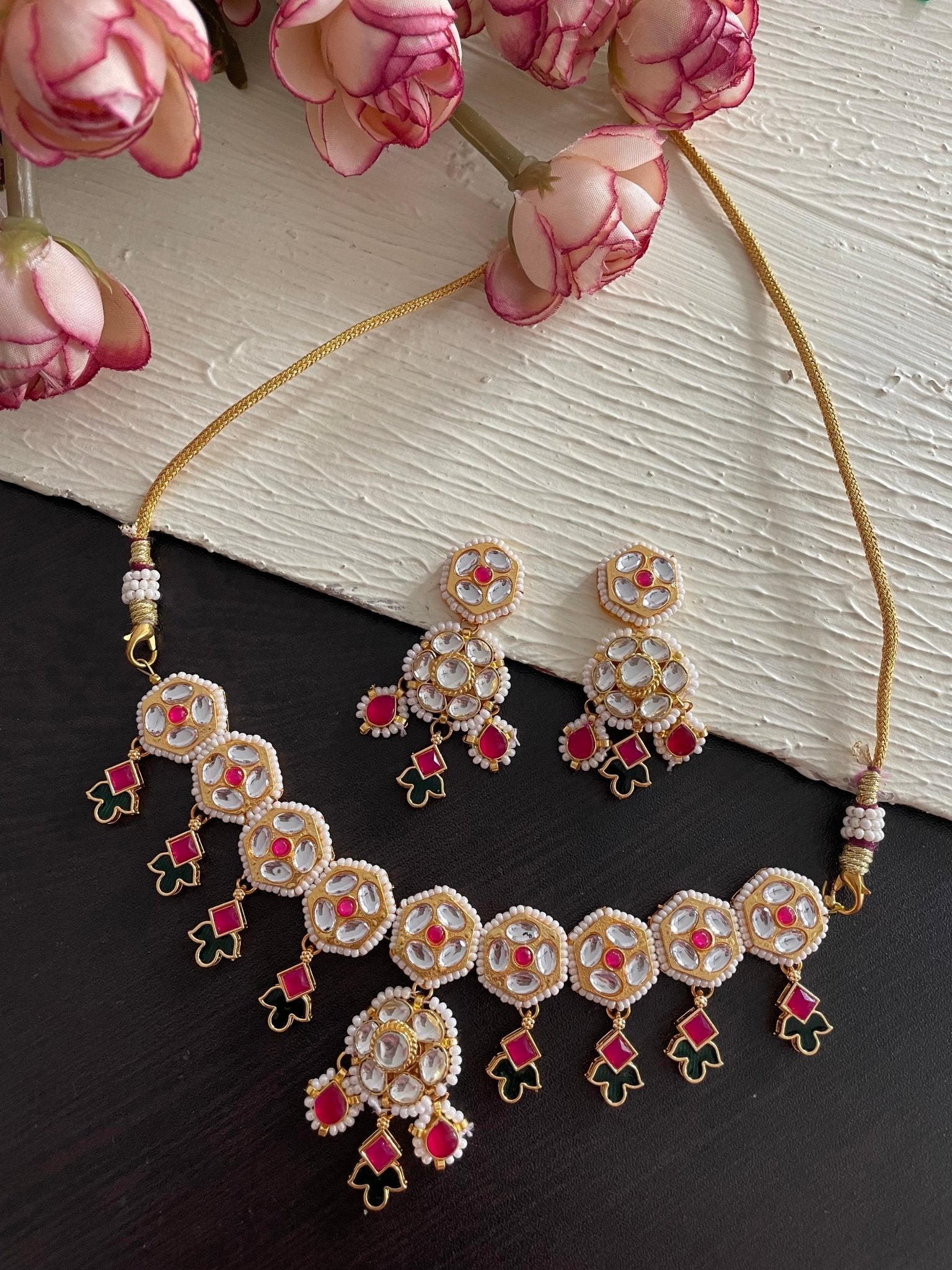 Meera necklace set - Kalakari