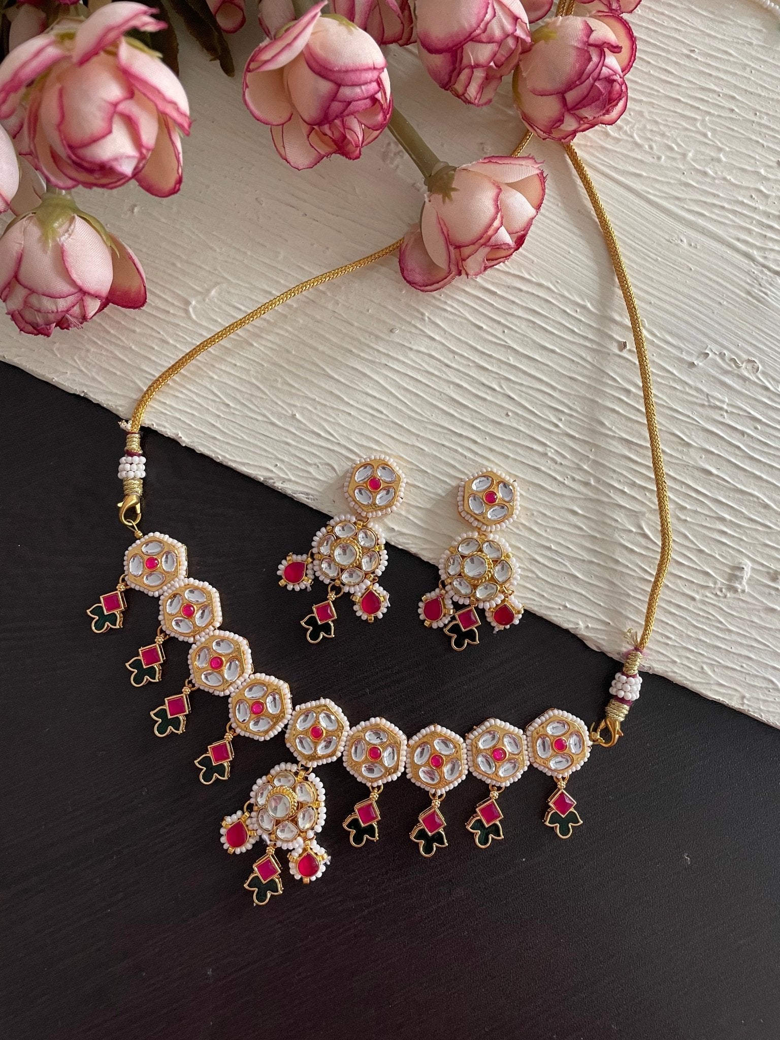 Meera necklace set - Kalakari