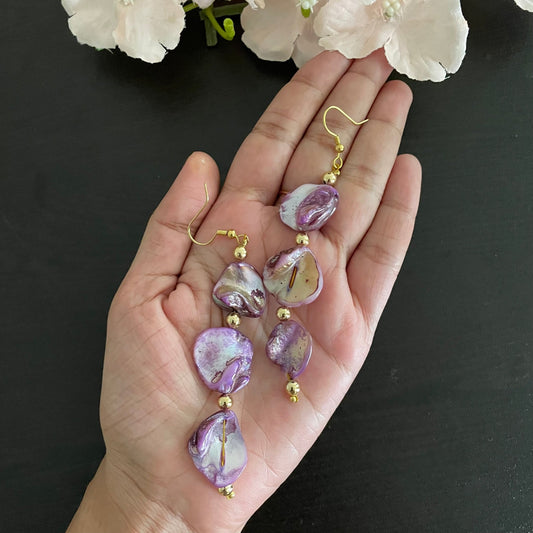 MOP purple danglers - Kalakari