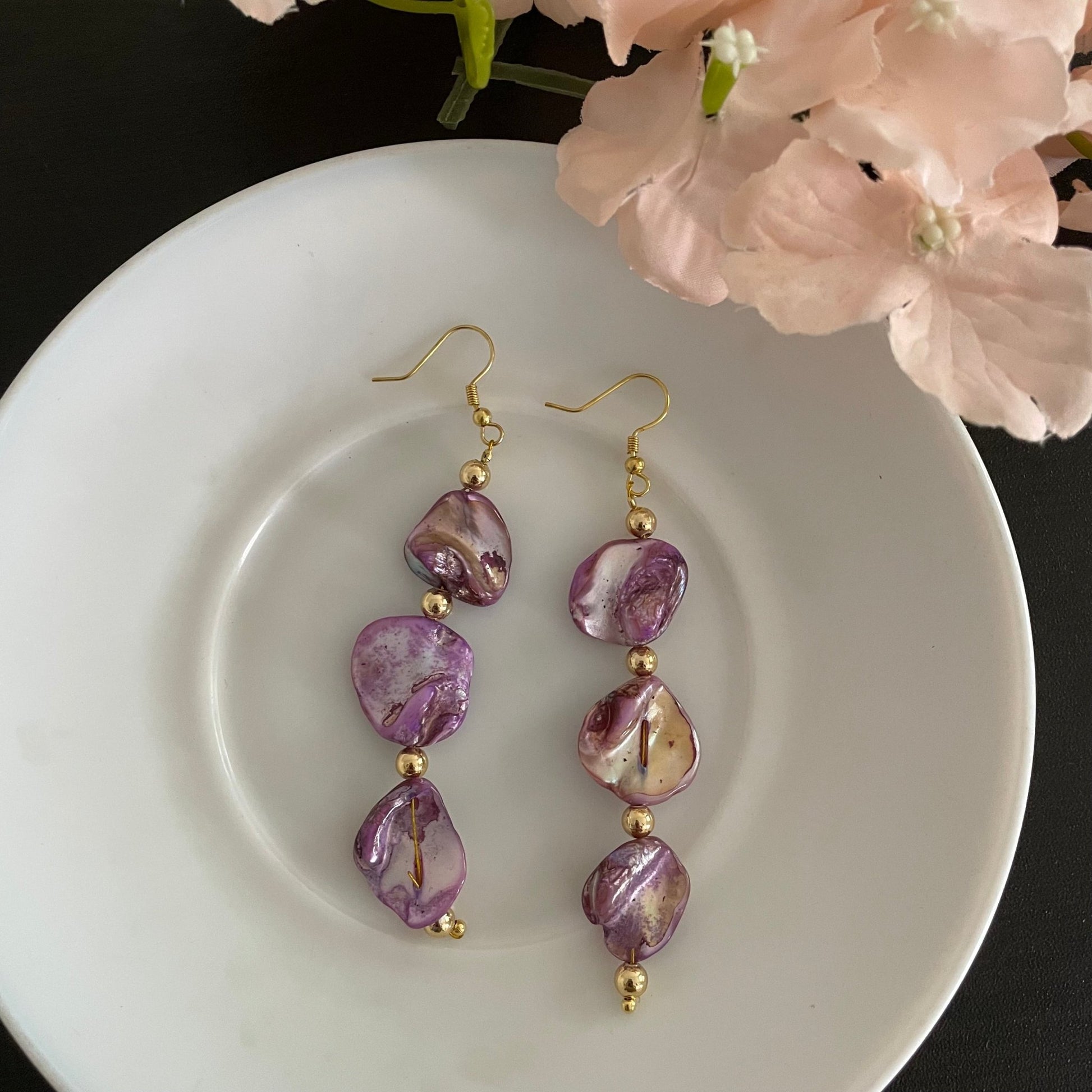MOP purple danglers - Kalakari
