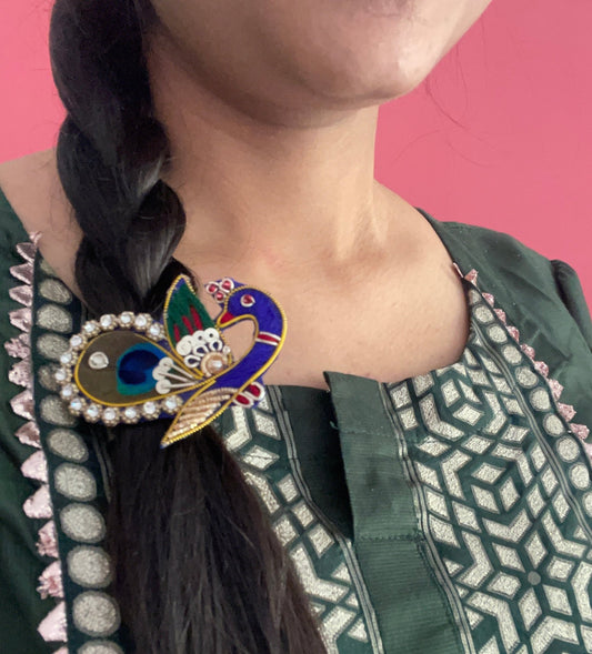 Morni hair clip - Kalakari