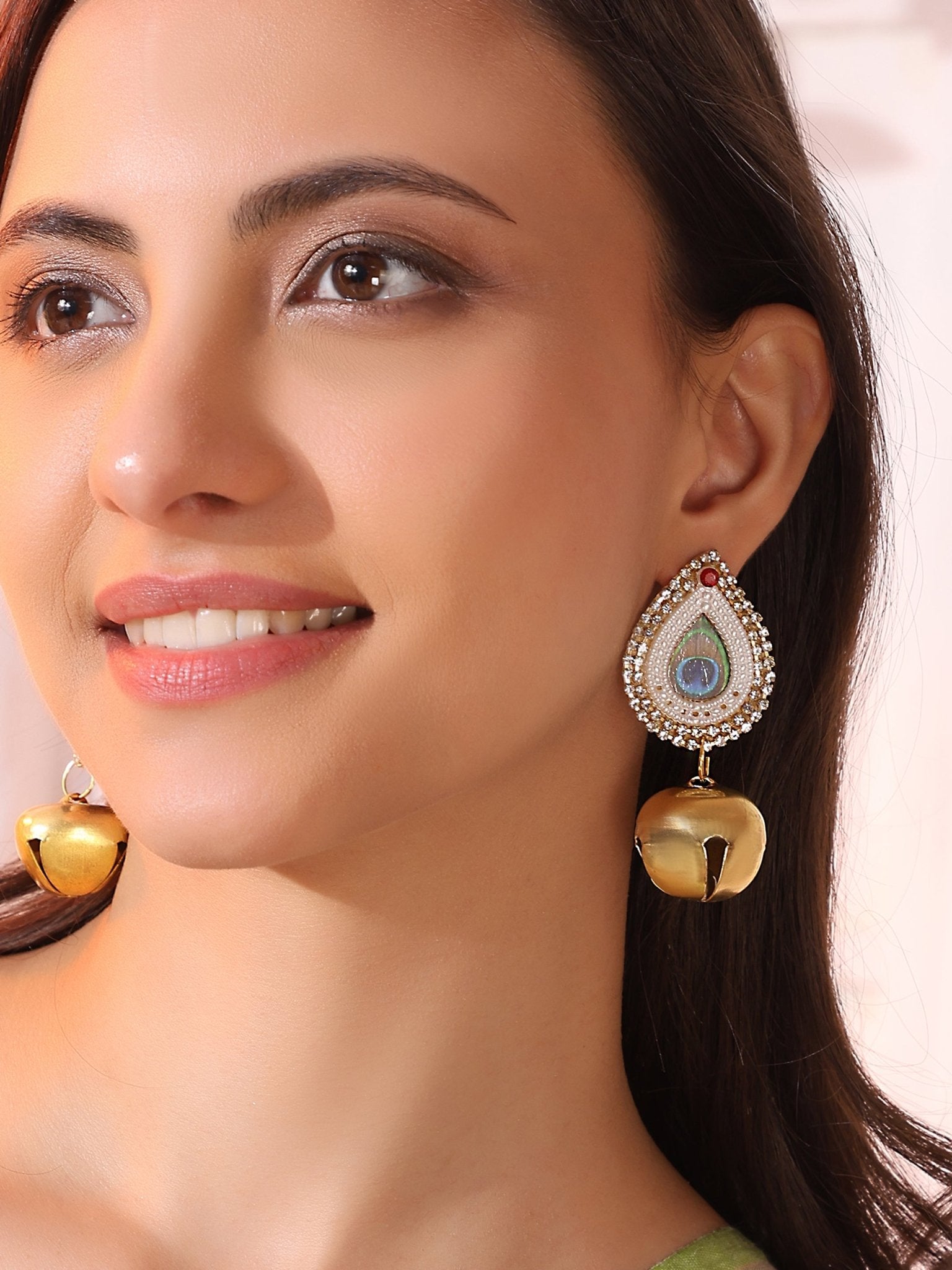 Morpankh earrings - Kalakari