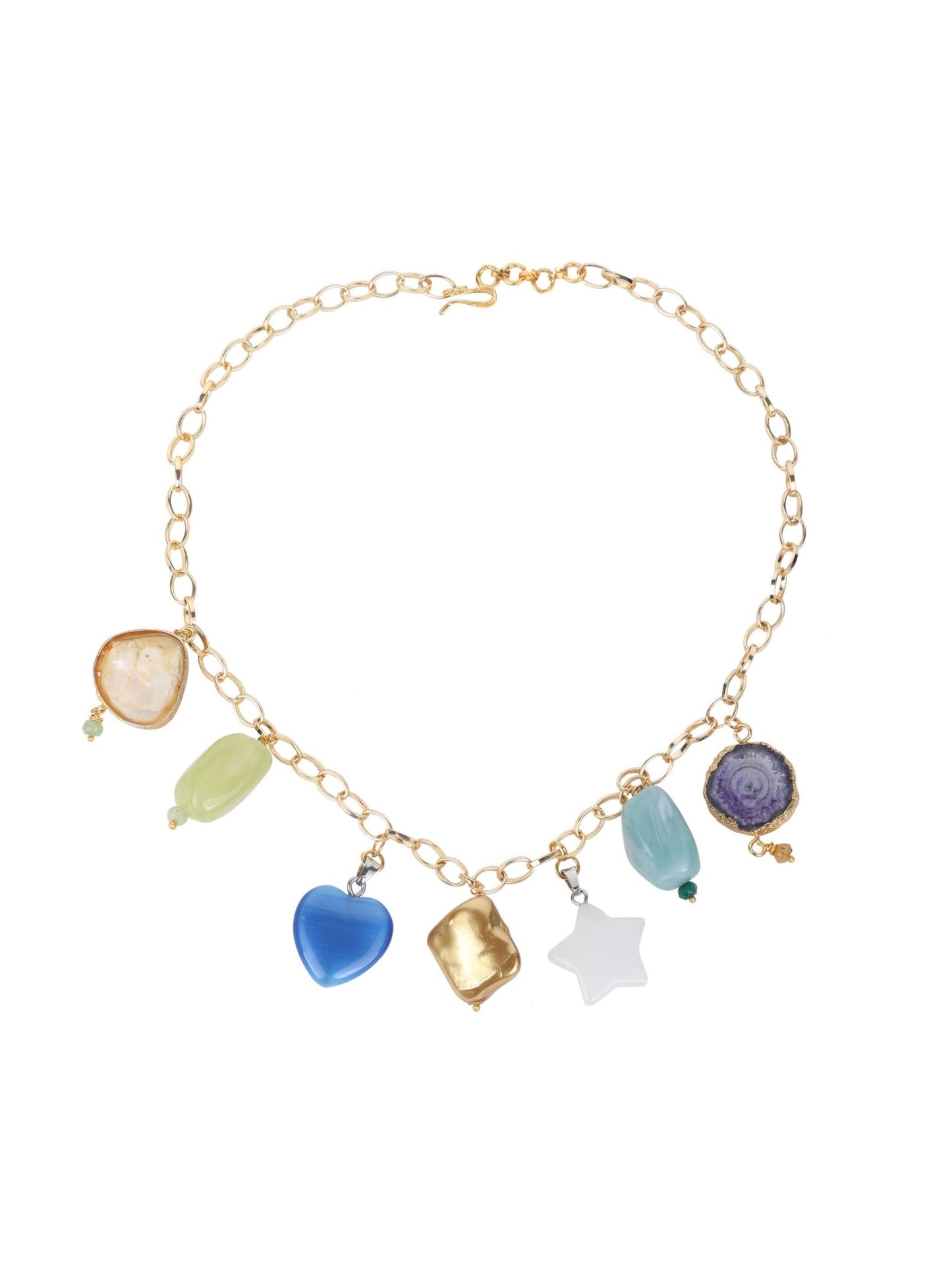 Multi stone necklace - Kalakari