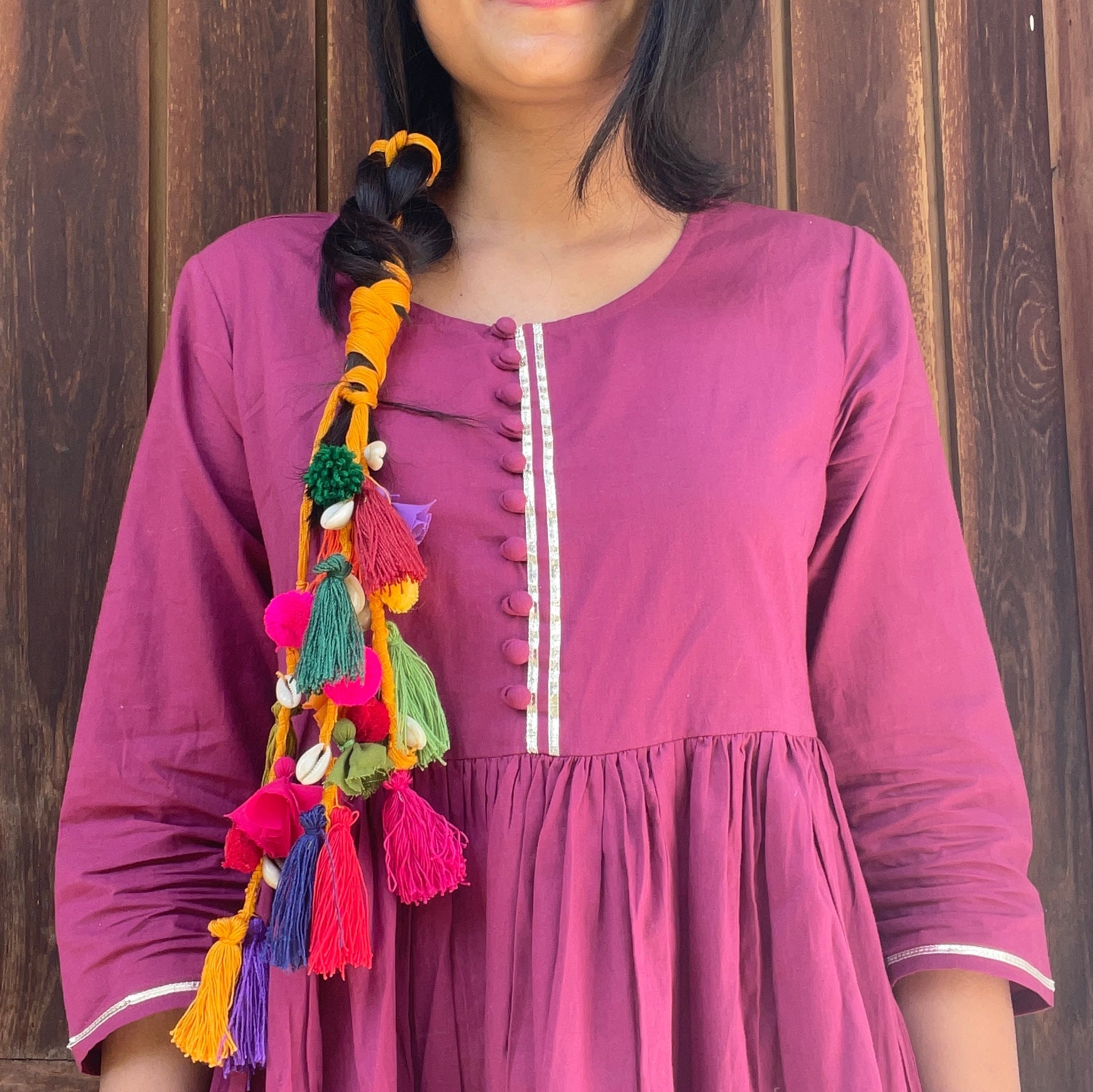 Multicolored parandi - Kalakari