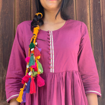 Multicolored parandi - Kalakari