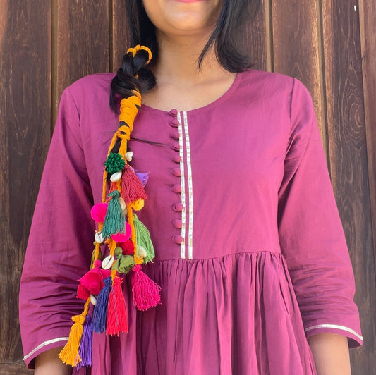 Multicolored parandi - Kalakari