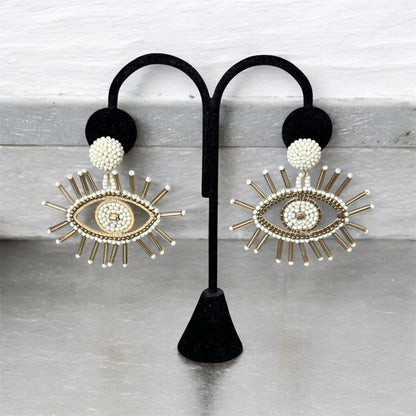 Nazarbattu earrings - Kalakari
