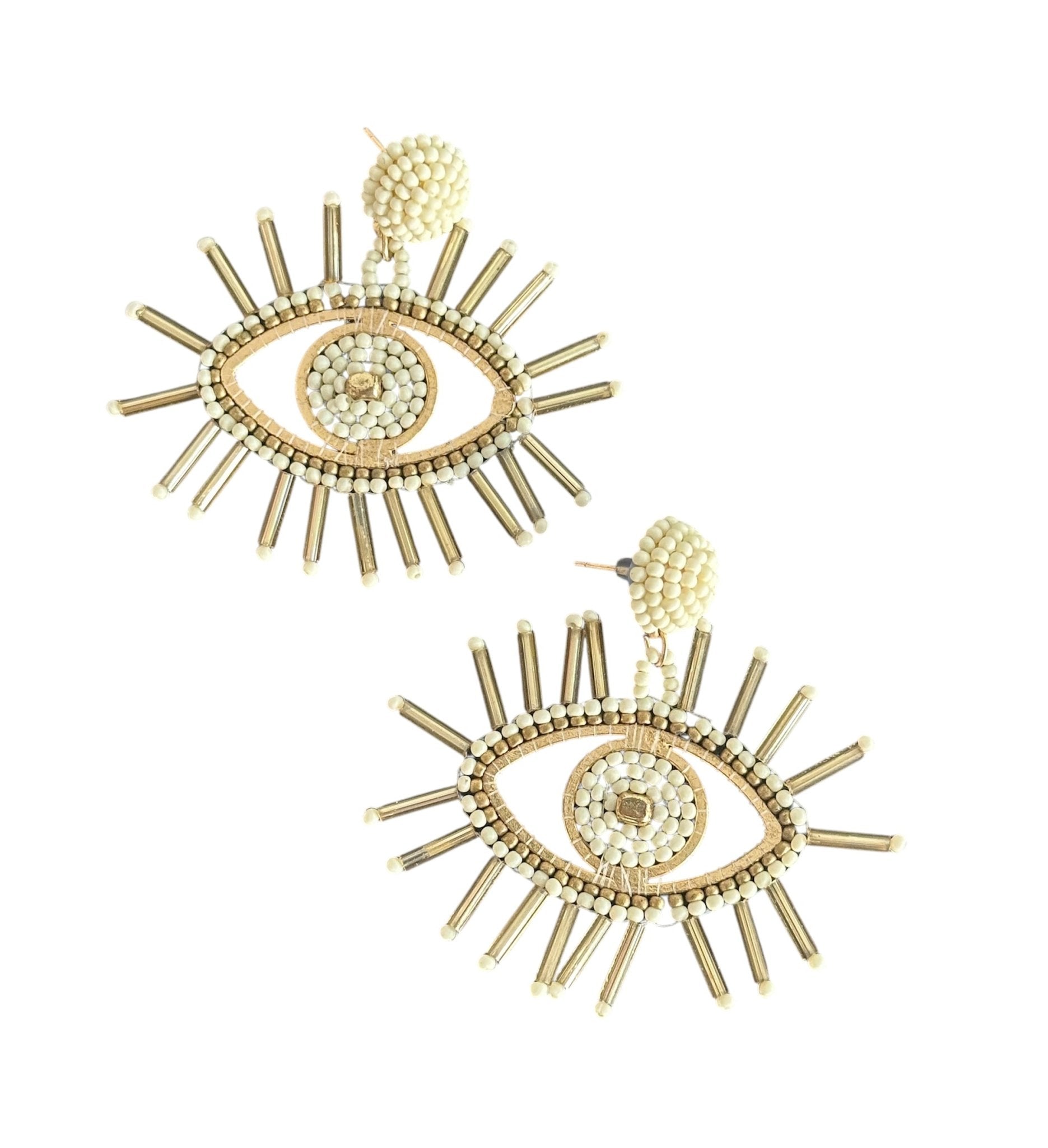 Nazarbattu earrings - Kalakari