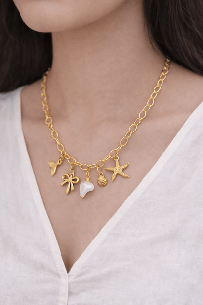 Ocean charms necklace - Kalakari