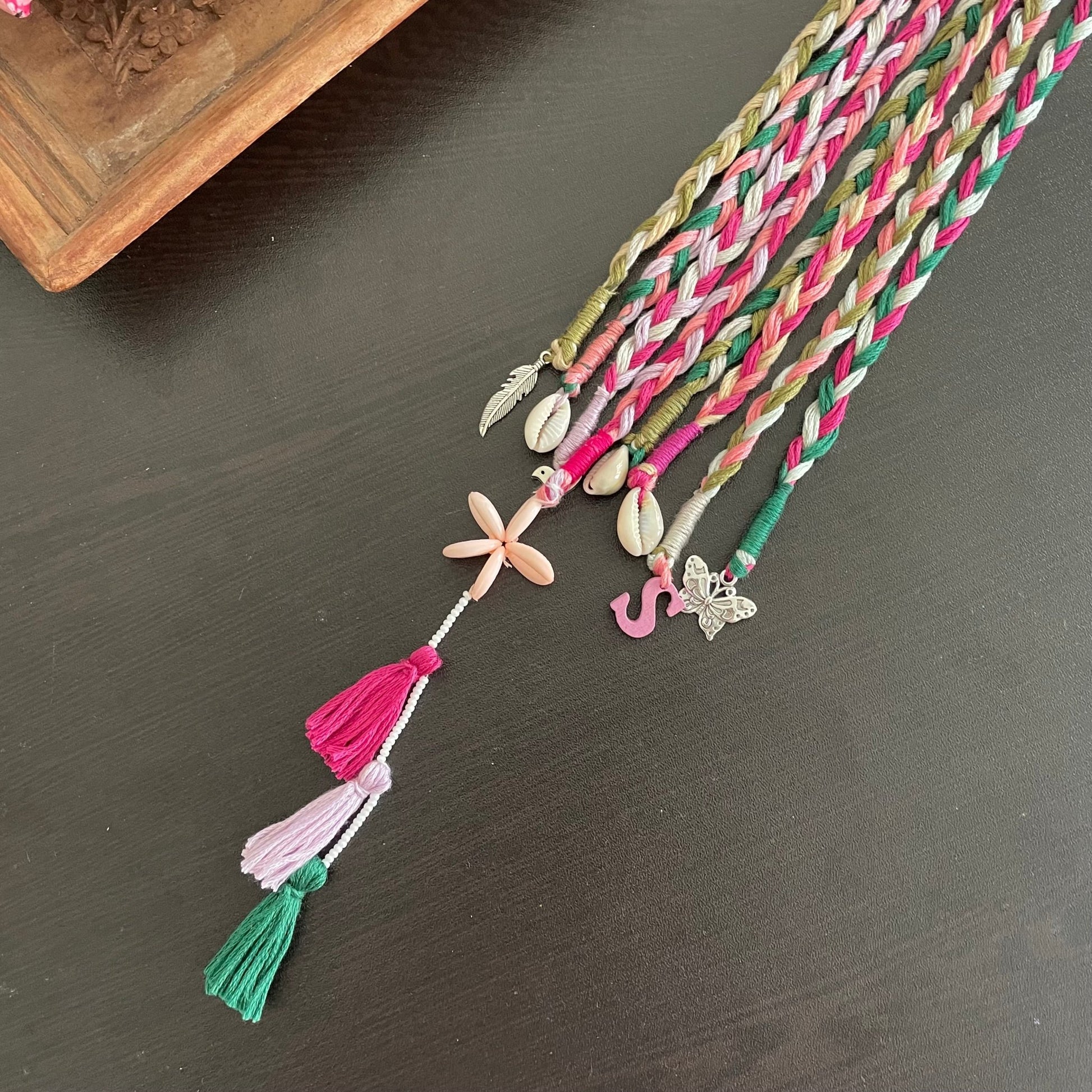Pastel hairbraids - Kalakari
