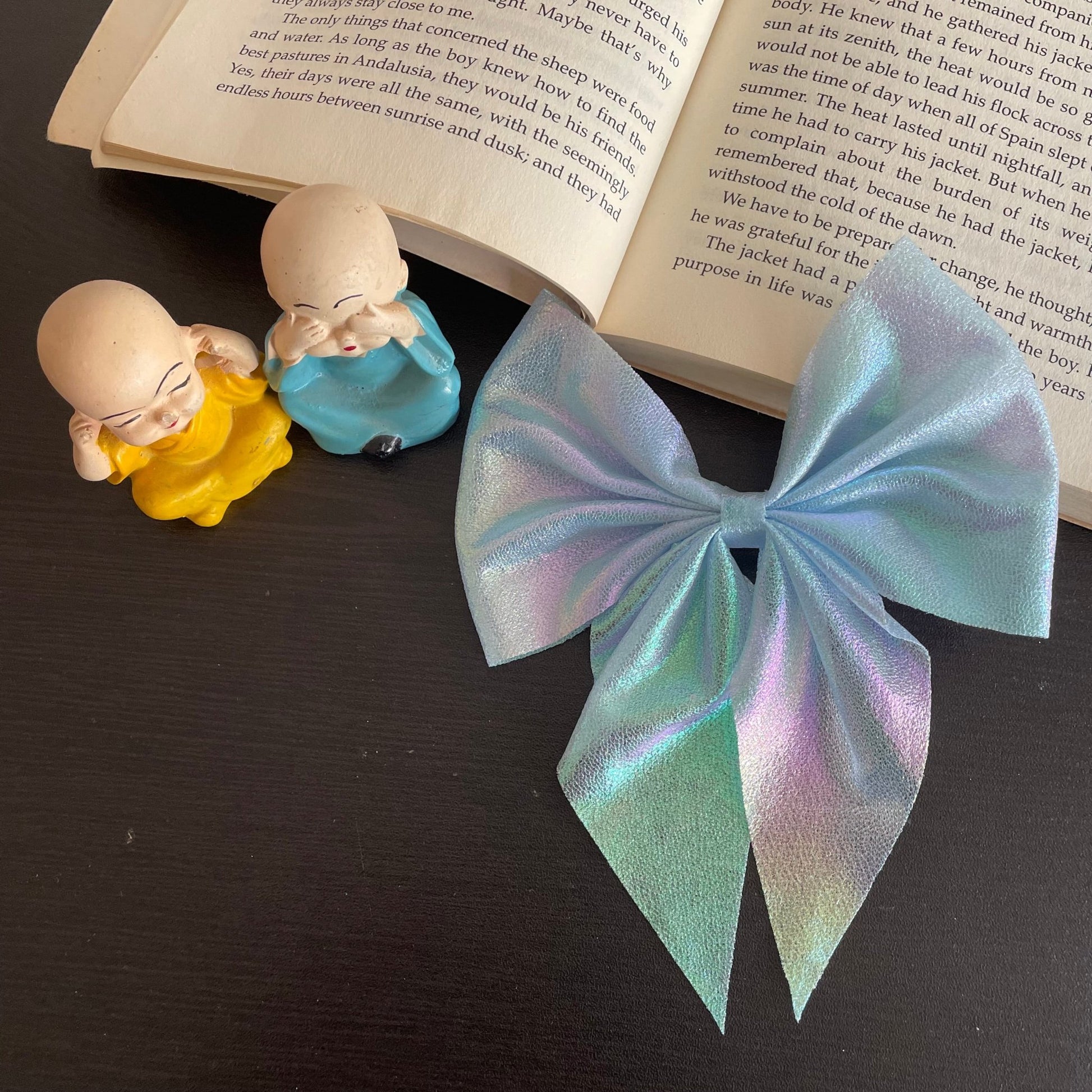 Pastel pigtail hairbows - Kalakari