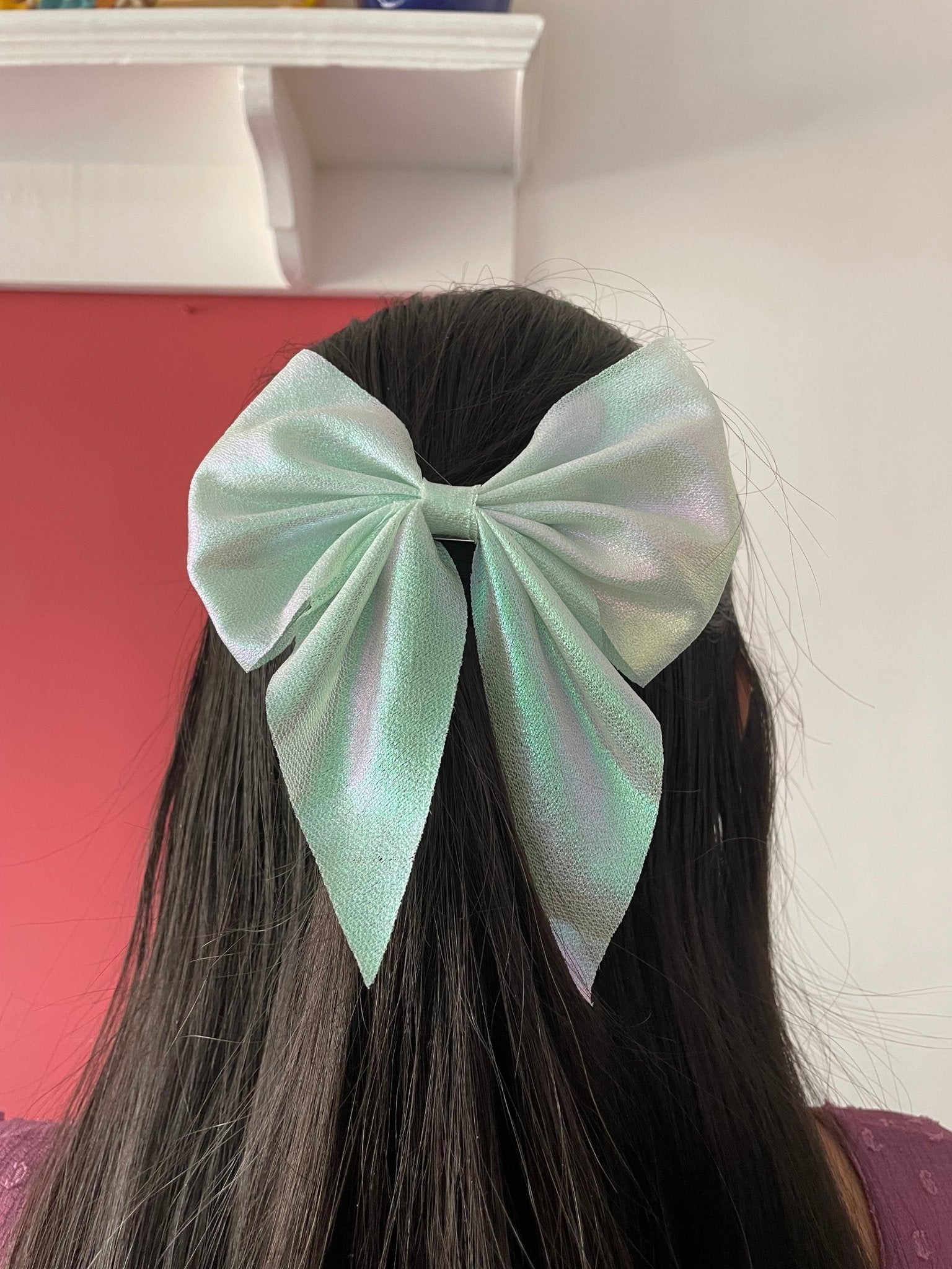 Pastel pigtail hairbows - Kalakari