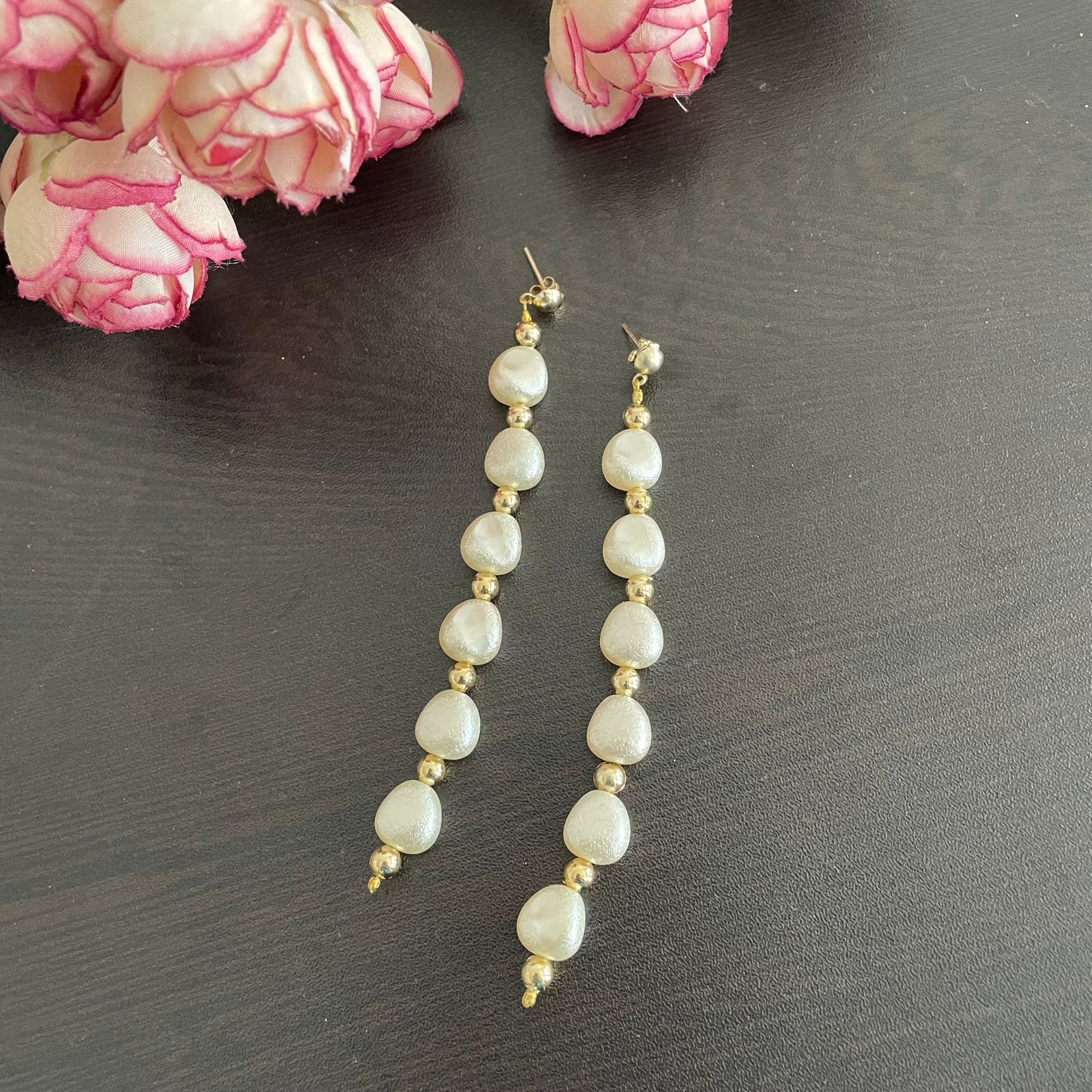 Pearl danglers - Kalakari