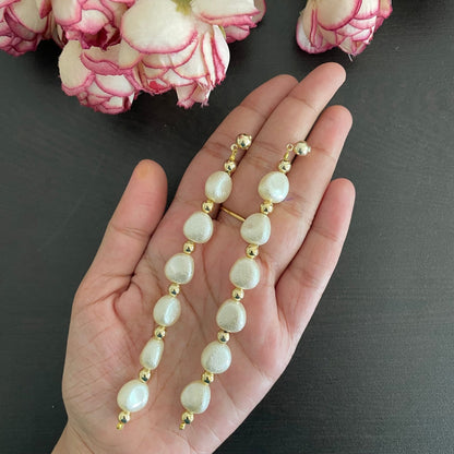 Pearl danglers - Kalakari