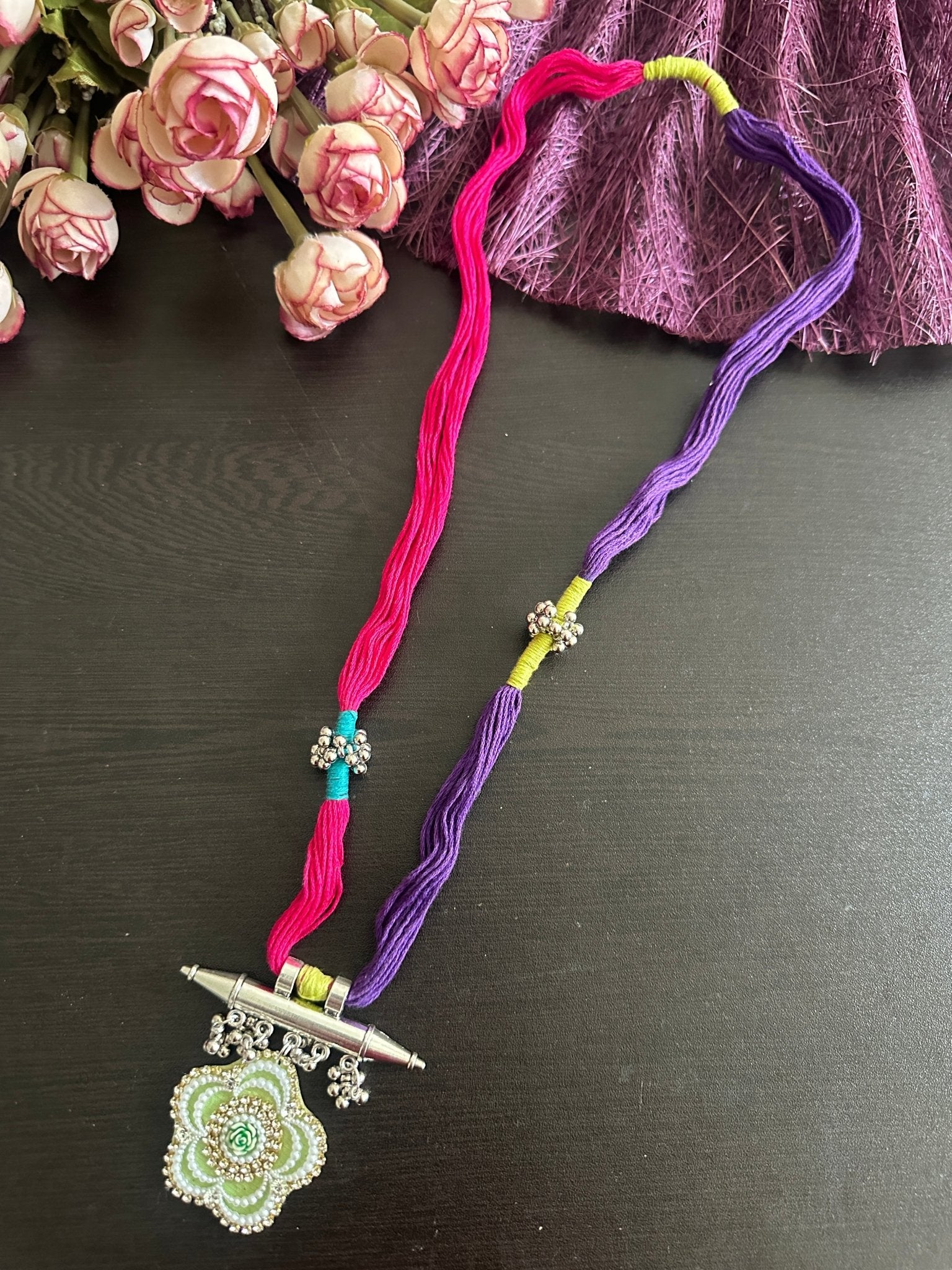 Phulkari necklace - Kalakari