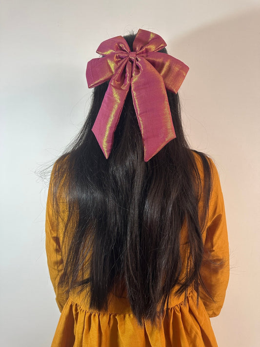 Pink tissue hairbow - Kalakari