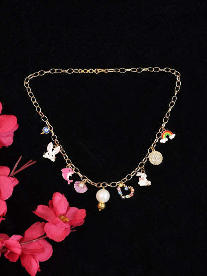 Quirky charms necklace - Kalakari