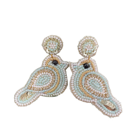 Quirky chidiya earrings - Kalakari