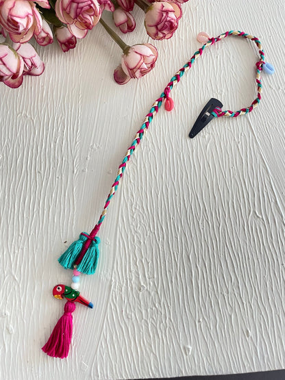 Quirky little birdie hairclip - Kalakari