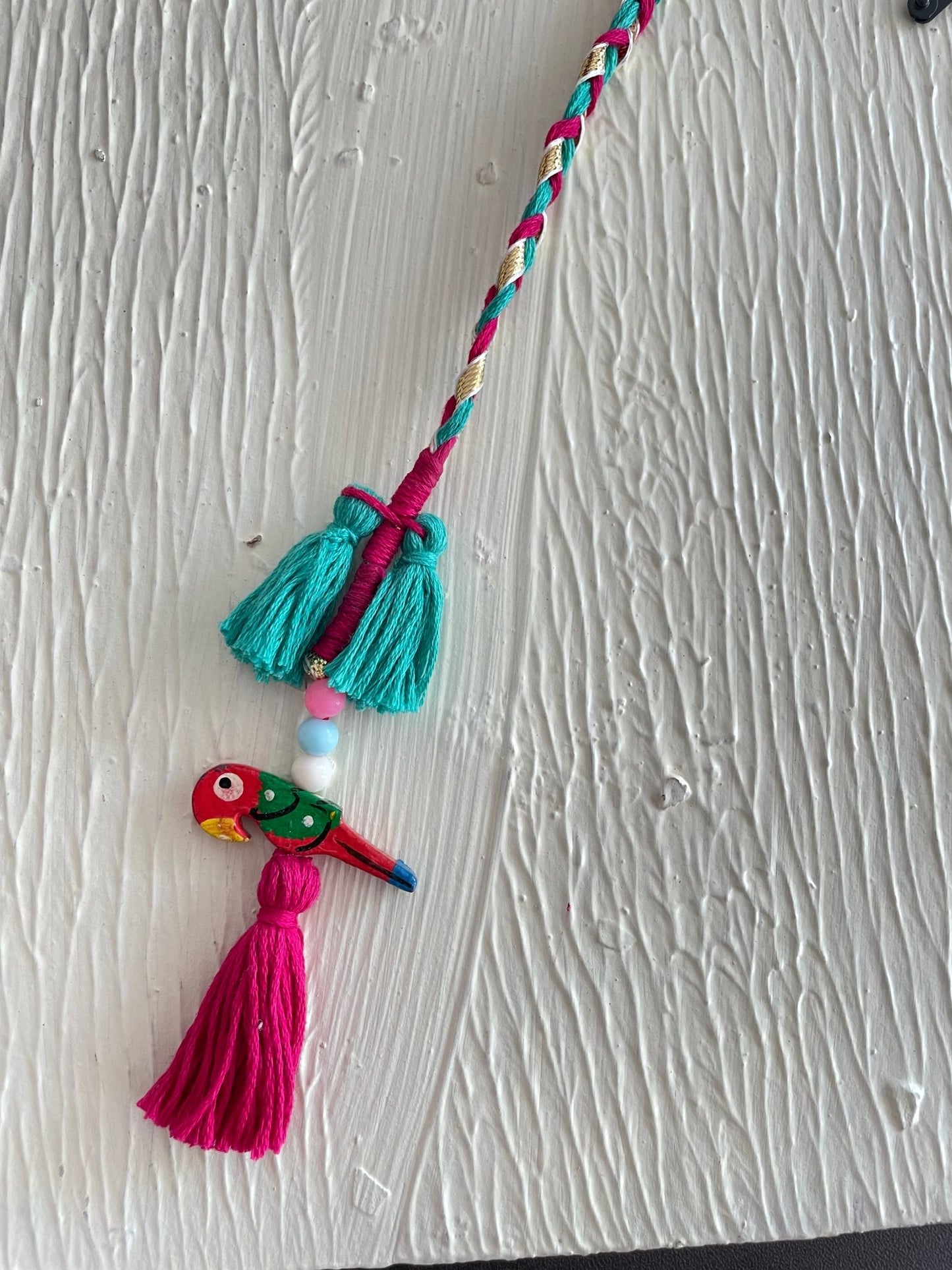 Quirky little birdie hairclip - Kalakari