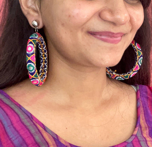 Rabari earrings - Kalakari