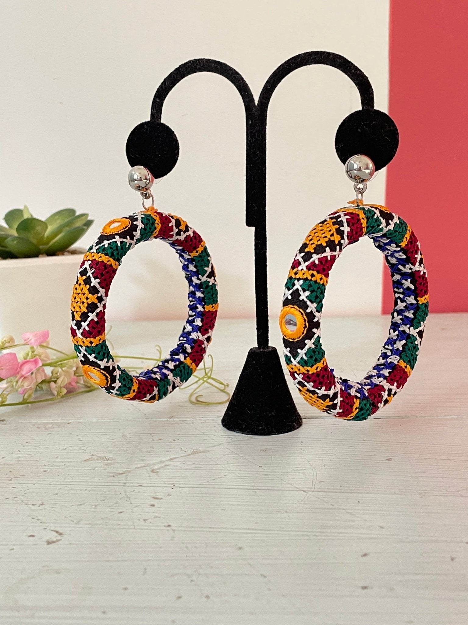 Rabari earrings and bangles - Kalakari