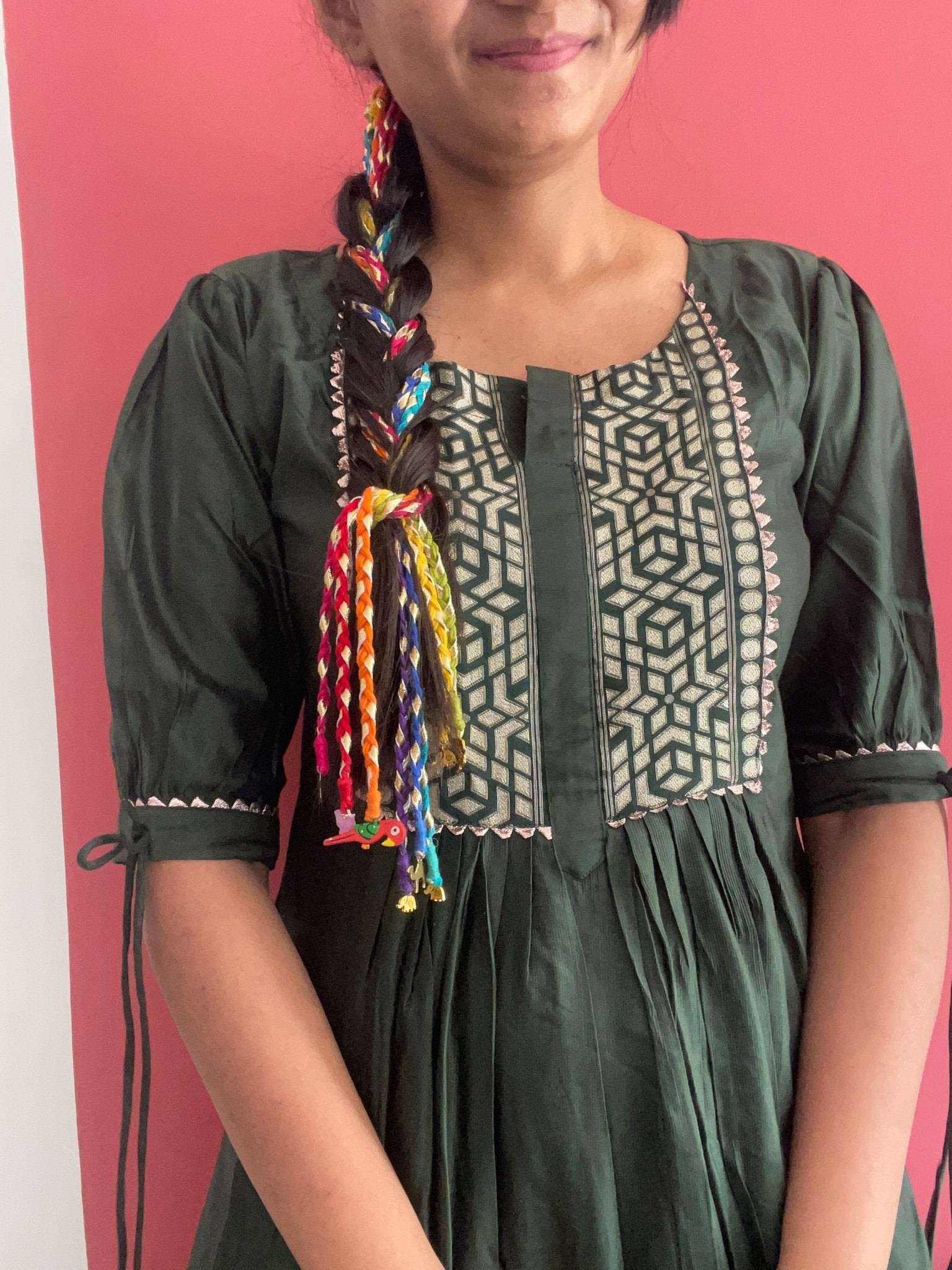 Rainbow hairbraids - Kalakari