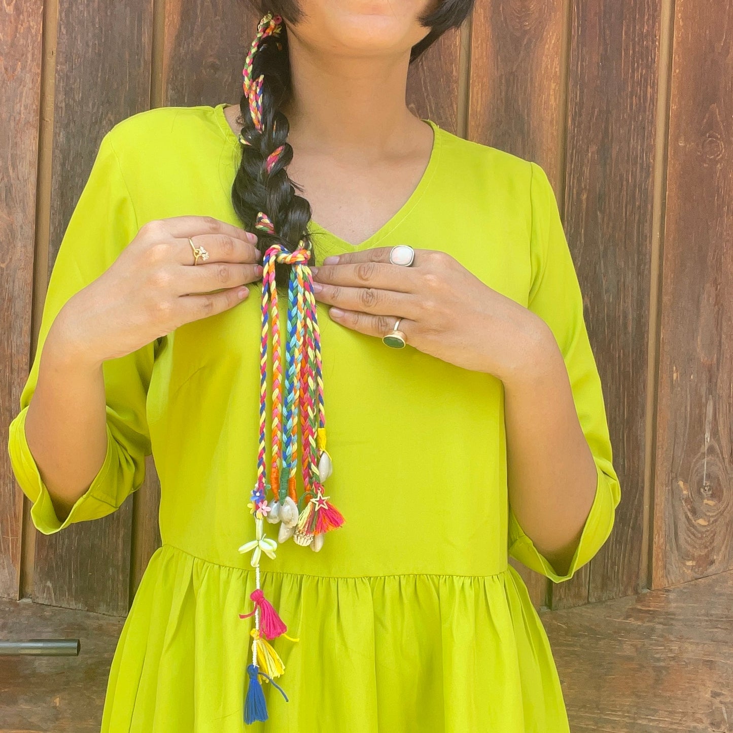 Sankha hair braids - Kalakari