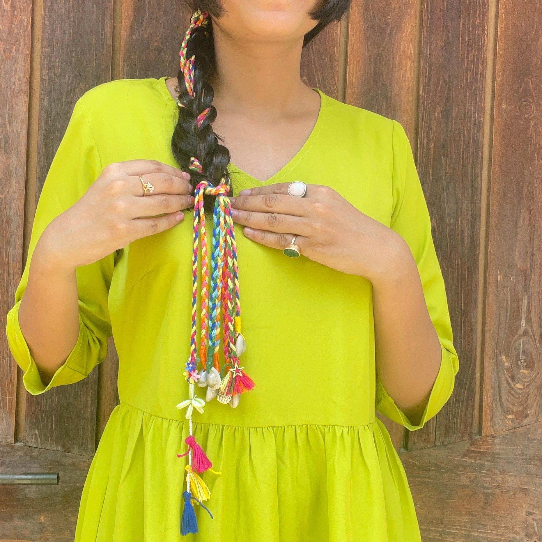 Sankha hair braids - Kalakari