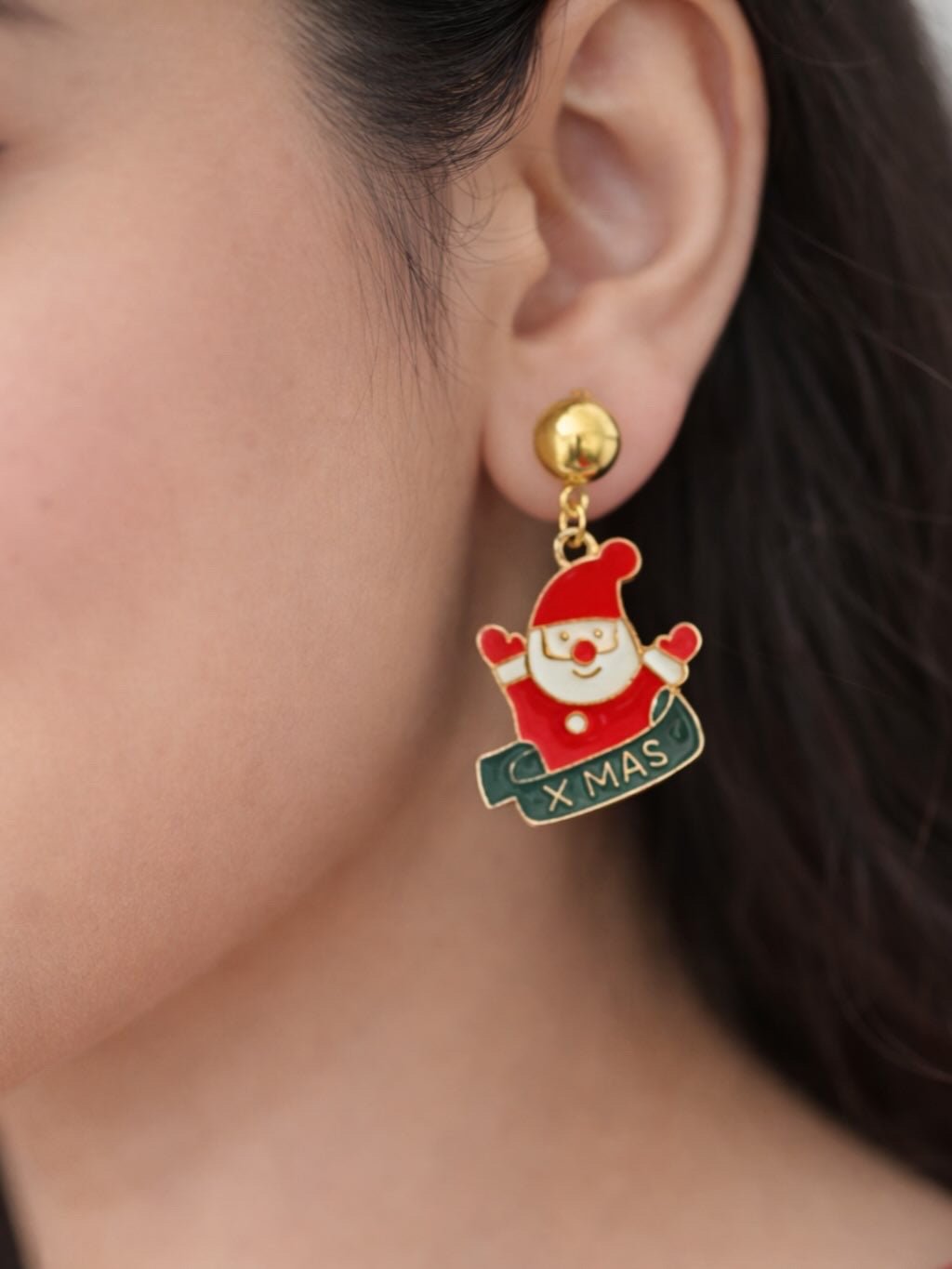 Santa Claus earrings - Kalakari