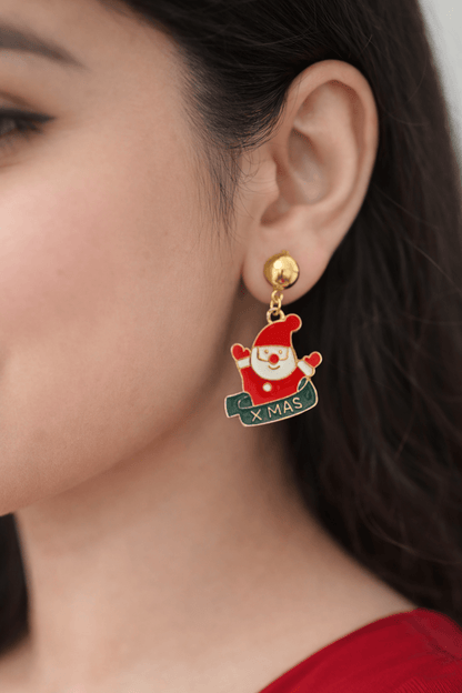Santa Claus earrings - Kalakari