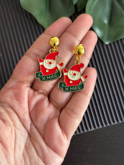 Santa Claus earrings - Kalakari