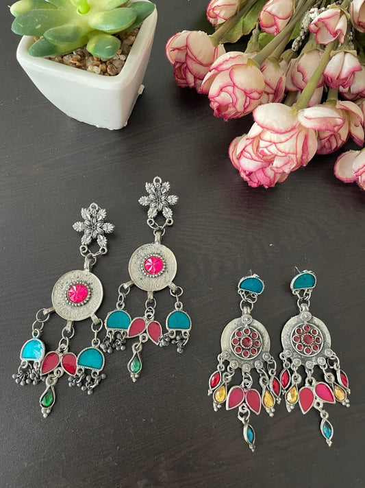 Set of 2 Afghani danglers - Kalakari