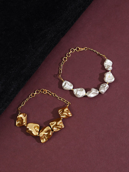 Set of 2 real MOP bracelets - Kalakari